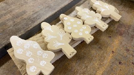 木端を使った玩具ごぼっこ